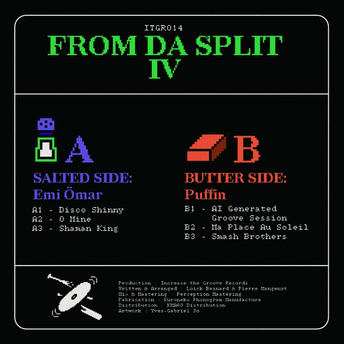 ( ITGR 014 ) VARIOUS ARTISTS - Split EP IV ( 12" ) Increase The Groove Records